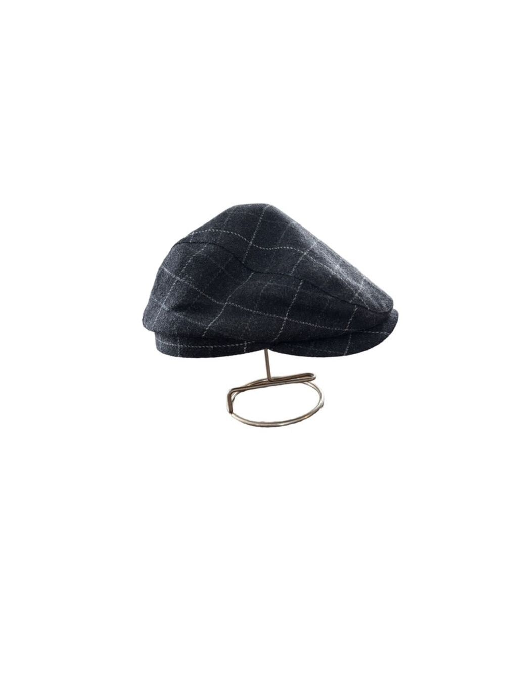 Men's Dockers Gray Plaid Flat Cap One Size